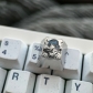 1U Titanium Alloy Artisan Keycaps Precision Pointillism + Anodizing for Mechanical Keyboard -Yamada Ryo